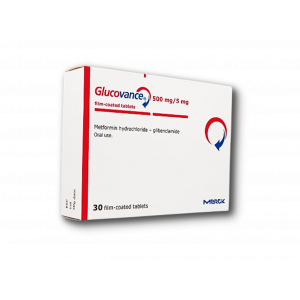 Glucovance 500 / 5 mg ( Metformin / Glyburide ) 30 film-coated tablets